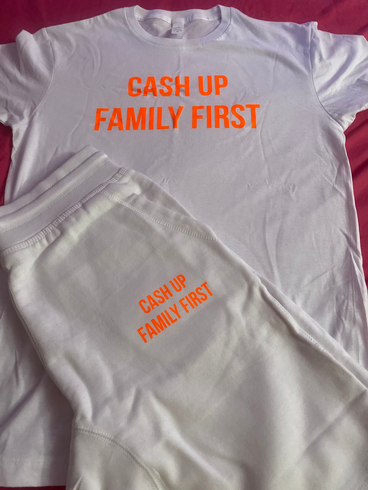 orange & white cuf1st set